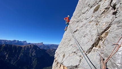 Due nuove vie in Fanis (Dolomiti) di Simon Kehrer, Marta Willeit e Hubert Eisendle