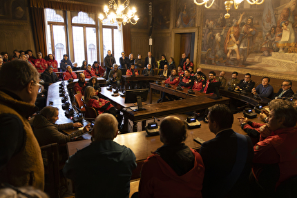 Soccorso Alpino Belluno - Il Comune di Belluno conferisce la Cittadinanza onoraria al Corpo nazionale soccorso alpino e speleologico, 07/12/2024