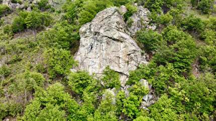 Campambiardo - La falesia di Campambiardo in Val di Susa