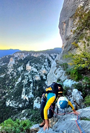 Sardegna, Supramonte, Graziano Dore, Luca da Ronche - 'Ai pastori alpinisti dei Supramontes' sulla guglia Su Caddu ‘e Marcu Spanu in Sardegna (Graziano Dore, Luca da Ronche 2024)