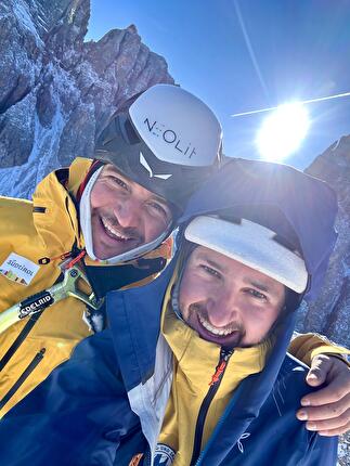 Mur de Pisciadù, Sella, Dolomiti, Simon Gietl, Manuel Oberarzbacher - L'apertura di 'Hybrid' al Mur de Pisciadù nel gruppo del Sella, Dolomiti (Simon Gietl, Manuel Oberarzbacher 09,12/12/2024)