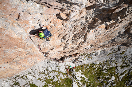 Nemuel Feurle, Sangre de Toro, Rote Wand, Austria - Nemuel Feurle ripete 'Sangre de Toro' 8b+ alla Rote Wand in Austria