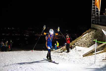 Campionato Italiano di Scialpinismo Vertical 2024 - Federico Nicolini vince il Campionato Italiano di Scialpinismo Vertical 2024 a Nevegal