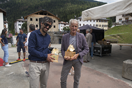 Loris De Barba - Francesco Vascellari e Loris De Barba, premiati con il Pelmo d'Oro 2022