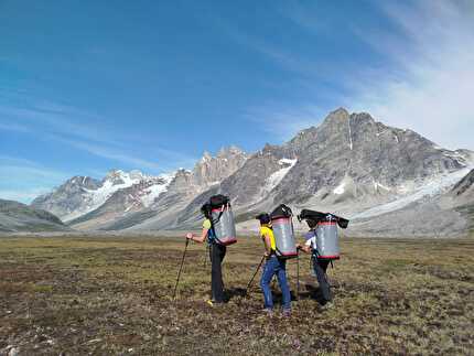 Fox Jaw Cirque, Groenlandia, Daniele Bonzi, Francesco Fumagalli, Thomas Triboli - Verso la Fox Jaw Cirque, Groenlandia (Daniele Bonzi, Francesco Fumagalli, Thomas Triboli 07-09/08/2024)