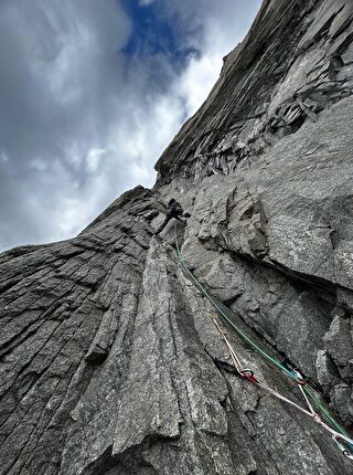 Cuerno Norte, Torres del Paine, Patagonia, Nicolas Navarrete, Sebastian Pelletti, Hernan Rodriguez - The first ascent of 'Kundalini' on the East Face of Cuerno Norte, Torres del Paine, 