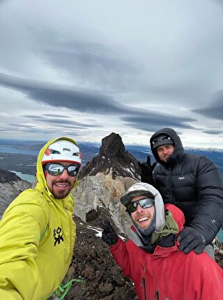 Cuerno Norte, Torres del Paine, Patagonia, Nicolas Navarrete, Sebastian Pelletti, Hernan Rodriguez - The first ascent of 'Kundalini' on the East Face of Cuerno Norte, Torres del Paine, 