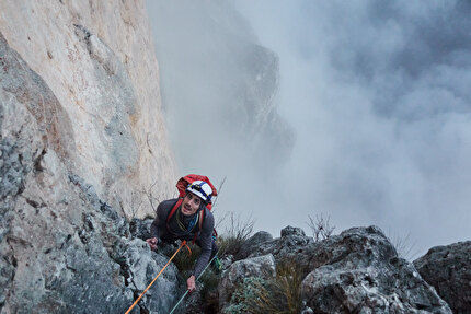 Seconda Pala di San Lucano, Dolomiti, Martin Dejori, Titus Prinoth, Alex Walpoth - L'apertura di 'Un Mondo a parte' sulla Seconda Pala di San Lucano, Dolomiti (Martin Dejori, Titus Prinoth, Alex Walpoth 27-29/10/2024)