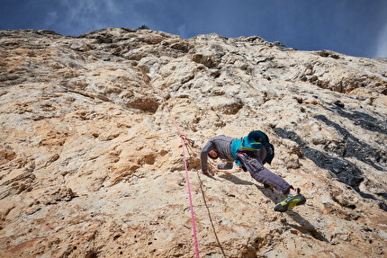 Seconda Pala di San Lucano, Dolomiti, Martin Dejori, Titus Prinoth, Alex Walpoth - L'apertura di 'Un Mondo a parte' sulla Seconda Pala di San Lucano, Dolomiti (Martin Dejori, Titus Prinoth, Alex Walpoth 27-29/10/2024)