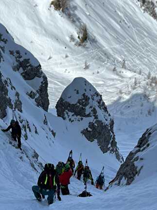 Soccorso Alpino Friuli Venezia Giulia - Esercitazione del Soccorso Alpino FVG, marzo 2025