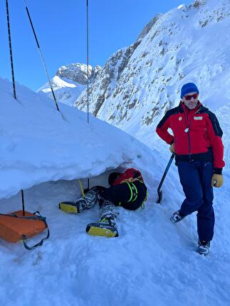 Soccorso Alpino Friuli Venezia Giulia - Esercitazione del Soccorso Alpino FVG, marzo 2025