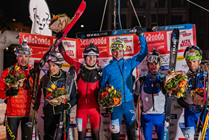 Sellaronda Skimarathon 2025 - 2. Alex Oberbacher - William Boffelli 1. Davide Magnini - Federico Nicolini 3. Robert Antonioli - Matteo Eydallin, Sellaronda Skimarathon 2025