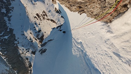 Monte Vigna Vaga, Michele Barcella, Claudio Capitanio, Francesco Fumagalli - L'apertura della via 'Allo Sbaraglio' al Monte Vigna Vaga, Alpi Orobie Bergamasche (Michele Barcella, Claudio Capitanio, Francesco Fumagalli 08/03/2025)