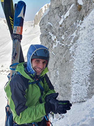 Monte Vigna Vaga, Michele Barcella, Claudio Capitanio, Francesco Fumagalli - L'apertura della via 'Allo Sbaraglio' al Monte Vigna Vaga, Alpi Orobie Bergamasche (Michele Barcella, Claudio Capitanio, Francesco Fumagalli 08/03/2025)