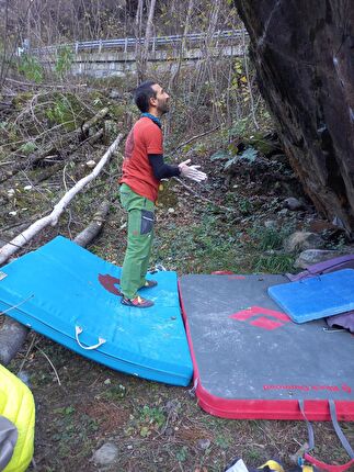 Melloblocco 2025, Val di Mello, Val Masino - Matteo De Zaiacomo, route setter of Melloblocco 2025