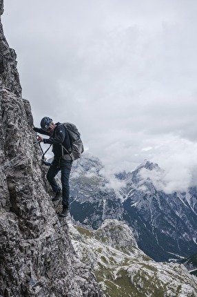 Ferrata delle Scalette Torre di Toblin, Tre Cime di Lavaredo, Dolomiti - Via Ferrata delle Scalette on Torre di Toblin, Tre Cime di Lavaredo, Dolomites Ferrata delle Scalette Torre di Toblin, Tre Cime di Lavaredo, Dolomiti - Via Ferrata delle Scalette on Torre di Toblin, Tre Cime di Lavaredo, Dolomites