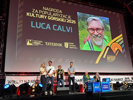 Al Ladek Mountain Festival in Polonia Luca Calvi riceve il premio per la divulgazione della Cultura di Montagna