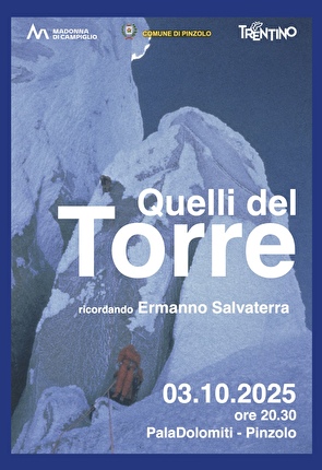 A Pinzolo la serata per celebrare il 40° anniversario della prima invernale del Cerro Torre