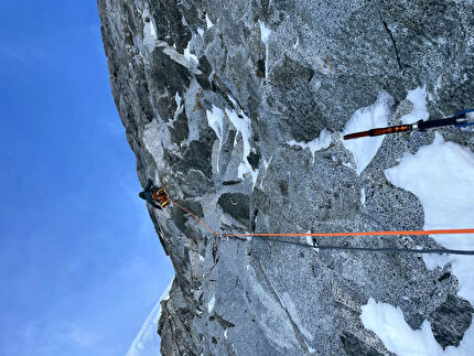 Cima Busazza, Presanella, Out Of The Blue, Emanuele Andreozzi, Ruggero Samaden - The first ascent of 'Out Of The Blue' on Cima Busazza in Presanella (Emanuele Andreozzi, Ruggero Samaden 22/01/2026) Cima Busazza, Presanella, Out Of The Blue, Emanuele Andreozzi, Ruggero Samaden - The first ascent of 'Out Of The Blue' on Cima Busazza in Presanella (Emanuele Andreozzi, Ruggero Samaden 22/01/2026)