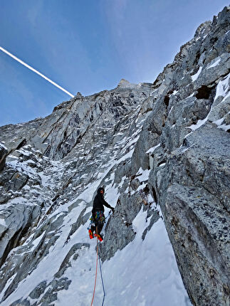 Cima Busazza, Presanella, Out Of The Blue, Emanuele Andreozzi, Ruggero Samaden - The first ascent of 'Out Of The Blue' on Cima Busazza in Presanella (Emanuele Andreozzi, Ruggero Samaden 22/01/2026) Cima Busazza, Presanella, Out Of The Blue, Emanuele Andreozzi, Ruggero Samaden - The first ascent of 'Out Of The Blue' on Cima Busazza in Presanella (Emanuele Andreozzi, Ruggero Samaden 22/01/2026)