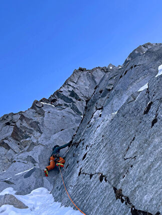 Cima Busazza, Presanella, Out Of The Blue, Emanuele Andreozzi, Ruggero Samaden - The first ascent of 'Out Of The Blue' on Cima Busazza in Presanella (Emanuele Andreozzi, Ruggero Samaden 22/01/2026) Cima Busazza, Presanella, Out Of The Blue, Emanuele Andreozzi, Ruggero Samaden - The first ascent of 'Out Of The Blue' on Cima Busazza in Presanella (Emanuele Andreozzi, Ruggero Samaden 22/01/2026)
