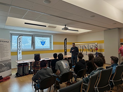 CAMP - CAI Eagle Team visiting the C.A.M.P. headquarters at Premana in Italy CAMP - CAI Eagle Team visiting the C.A.M.P. headquarters at Premana in Italy