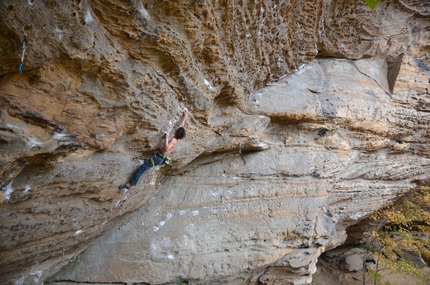 Adam Ondra, two 8c+ on-sights at the Red River Gorge