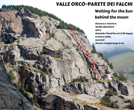 New Valle dell'Orco rock climb