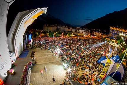 European Sports Climbing Championships, Chamonix - During the 10th European Climbing Championships at Chamonix.