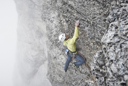 Eiger, prima libera della Piola - Ghilini Direttissima per Jasper e Schäli