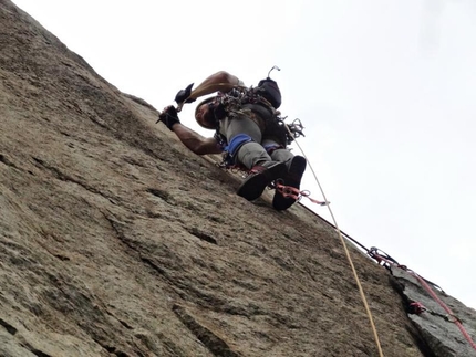 Baba Jaga, nuova via di arrampicata artificiale sul Pinnacolo di Maslana