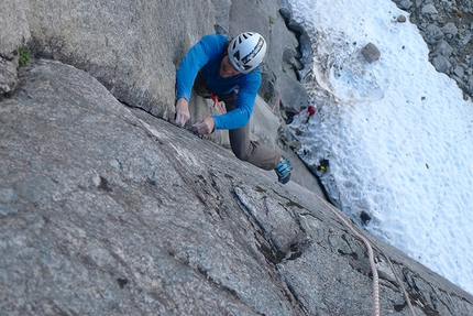 Blåmannen Ikaros: the first free ascent by Thomas Meling