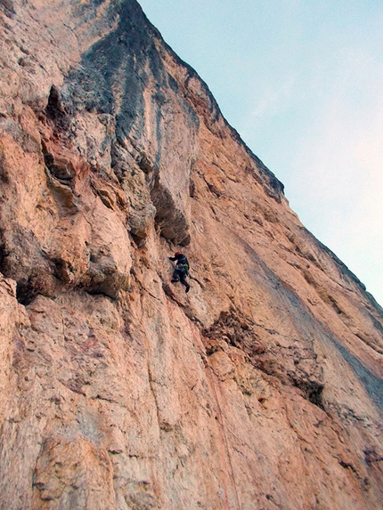 Corso aspiranti guida alpina 2013 - 2014 - Modulo roccia in Dolomiti: Via Franz alle Mesule