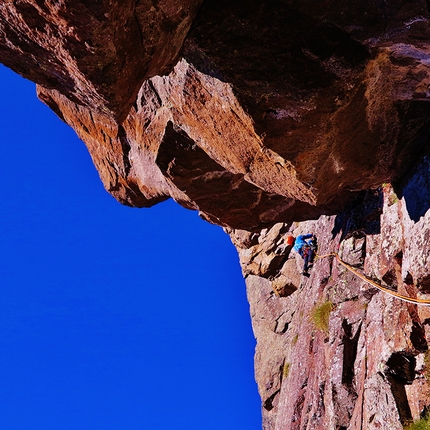 Giù la testa, new Lagorai rock climb, Dolomites