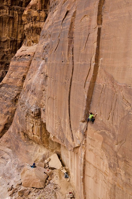 Wadi Rum, Jordan: Kristoffy and Krasnansky climb their Fatal Attraction