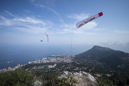 Red Bull X-Alps 2015 - Gavin Mcclurg (USA2) performs during the Red Bull X-Alps in Peille, France (turn point 10) on 15th July 2015