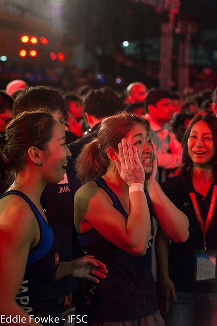 Bouldering World Cup 2016: first victories for Miho Nonaka and Kokoro Fujii in India