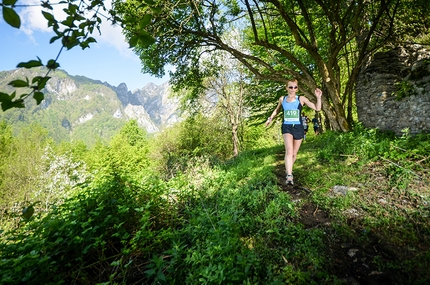 La Velenosa, corsa in montagna, Bolzano Bellunese - Michaela Bortoluzzi durante la terza edizione di La Velenosa, la corsa in montagna a Bolzano Bellunese