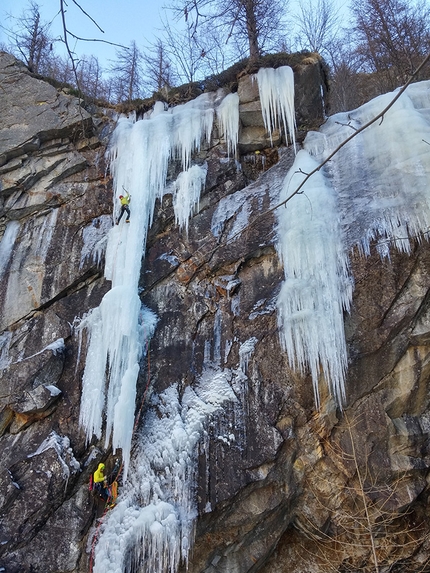 Vanessa robe neire, new mixed climb in Valle dell’Orco