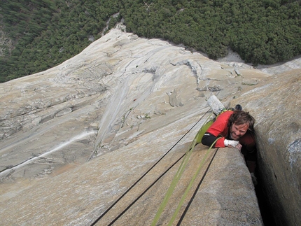 Christoph Hainz - Christoph Hainz su Freerider, El Capitan, Yosemite, USA