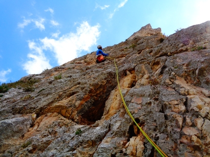 Ritorno al passato, la nuova via d'arrampicata alla Rocca Traura in Sicilia