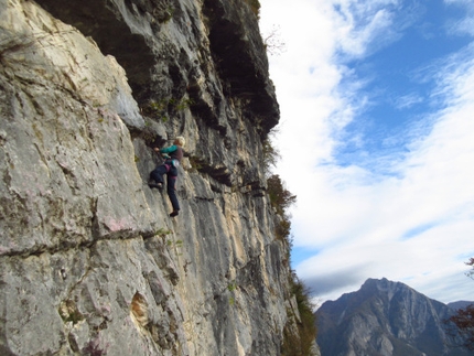 La nuova falesia Bordano in Friuli ovvero chiodando s'impara