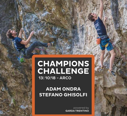 Champions Challenge, ad Arco la sfida tra Adam Ondra e Stefano Ghisolfi