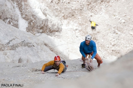 Menhir sul Sass dla Crusc, nuova via per Tondini e Irsara