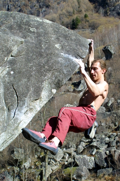 Simone Pedeferri, arrampicare e cescere assieme