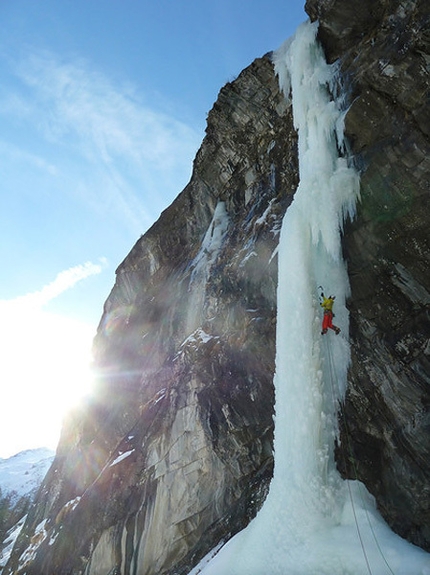 New ice climbs in Austria's Floitental by Leichtfried, Purner & Co