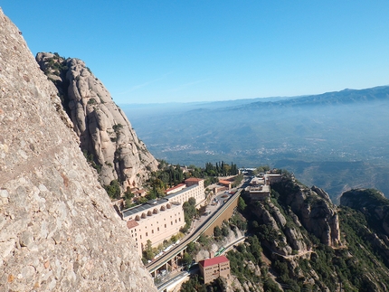 Montserrat, Spagna, Giancarlo Maritano - Panorama sul monastero Montserrat