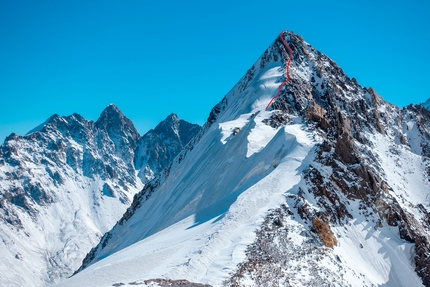 Minteke Valley, Pamir-Alay, Kyrgyzstan - Borborduk çoku (Central Peak), Minteke Valley, Pamir-Alay, Kyrgyzstan