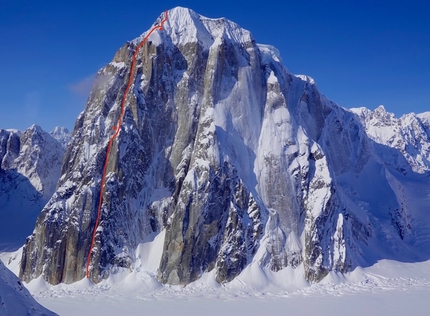 Big new route on Mount Dickey in Alaska by Matt Cornell, Jackson Marvell, Alan Rousseau