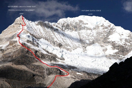 Nevado Santa Cruz, new routes in the Peruvian Andes